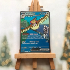 Thẻ hình Pokemon Pidgeot ex 225/197 - Lá bài lẻ Obsidian Flames Special Illustration Rare tiếng Anh chính hãng