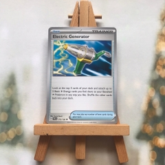 Thẻ hình Pokemon Electric Generator 170/198 - Lá bài lẻ Scarlet & Violet Base Set Reverse Holo tiếng Anh chính hãng