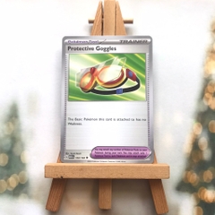 Thẻ hình Pokemon Protective Goggles 164/165 - Lá bài Scarlet & Violet 151 Uncommon Reverse Holo tiếng Anh chính hãng