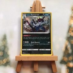 Thẻ hình Pokemon Hisuian Samurott 100/189 - Lá bài lẻ Sword & Shield: Astral Radiance Holo Rare tiếng Anh chính hãng