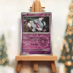 Thẻ hình Pokemon Greavard 105/198 - Lá bài lẻ Scarlet & Violet Base Set Common Reverse Holo Promo tiếng Anh chính hãng
