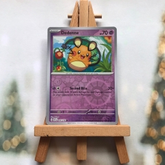 Thẻ hình Pokemon Dedenne 095/198 - Lá bài lẻ Scarlet & Violet Base Set Common Reverse Holo tiếng Anh chính hãng