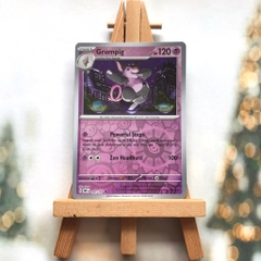 Thẻ hình Pokemon Grumpig 091/197 - Lá bài lẻ Scarlet & Violet Obsidian Flames Uncommon Reverse Holo tiếng Anh chính hãng