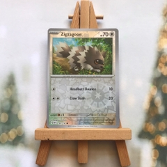 Thẻ hình Pokemon Zigzagoon 167/197 - Lá bài Scarlet & Violet: Obsidian Flames Common Reverse Holo tiếng Anh chính hãng