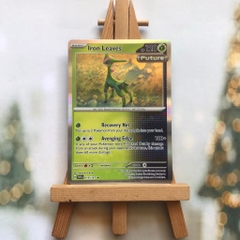 Thẻ Pokemon Iron Leaves 019/167 - Lá bài Scarlet&Violet Twilight Masquerade Holo Rare Reverse Holo tiếng Anh chính hãng