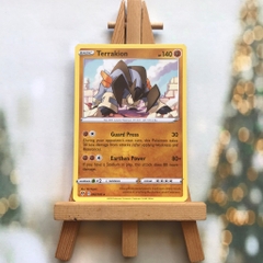 Thẻ hình Pokemon Terrakion 092/185 - Lá bài lẻ Sword & Shield: Vivid Voltage Rare tiếng Anh chính hãng