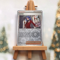 Thẻ hình Pokemon Lucian 157/167 - Lá bài Scarlet&Violet Twilight Masquerade Uncommon Reverse Holo tiếng Anh chính hãng