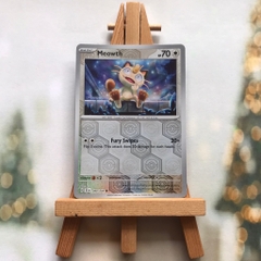 Thẻ hình Pokemon Meowth 048/064 - Lá bài Scarlet & Violet: Shrouded Fable Common Reverse Holo tiếng Anh chính hãng