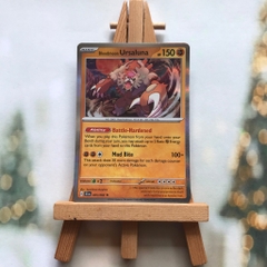 Thẻ hình Pokemon Bloodmoon Ursaluna 025/064 - Lá bài Scarlet & Violet Shrouded Fable Holo Rare tiếng Anh chính hãng