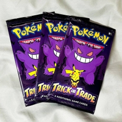 Gói bài Trick or Trade 2022 BOOster Pack chính hãng - Túi thẻ lẻ Pokemon Halloween TCG