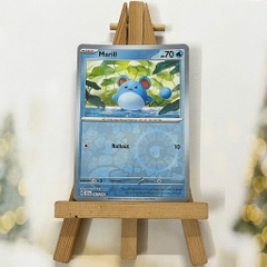 Thẻ hình Pokemon Marill 033/142 - Lá bài lẻ Stellar Crown Common Reverse Holo tiếng Anh chính hãng