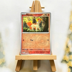 Thẻ hình Pokemon Ponyta 019/142 - Lá bài lẻ Stellar Crown Common Reverse Holo tiếng Anh chính hãng