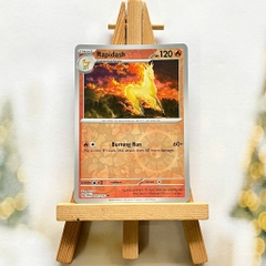 Thẻ hình Pokemon Rapidash 020/142 - Lá bài lẻ Stellar Crown Uncommon Reverse Holo tiếng Anh chính hãng