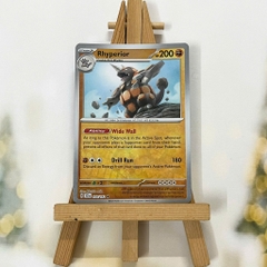 Thẻ hình Pokemon Rhyperior 076/142 - Lá bài lẻ Stellar Crown Rare Reverse Holo tiếng Anh chính hãng