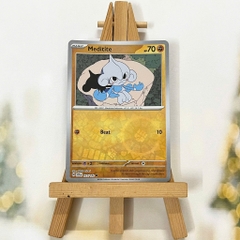 Thẻ hình Pokemon Meditite 077/142 - Lá bài lẻ Stellar Crown Common Reverse Holo tiếng Anh chính hãng