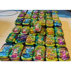 Hộp thẻ bài Mini Tins Display Prismatic Evolutions tiếng Anh - Series Scarlet & Violet Pokemon TCG Box chính hãng