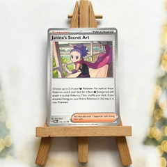 Thẻ hình Pokemon Janine's Secret Art 059/064 - Lá bài lẻ Shrouded Fable Uncommon Reverse Holo tiếng Anh