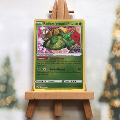 Thẻ hình Pokemon Radiant Venusaur 004/078 - Lá bài Sword & Shield Pokemon Go Radiant Rare tiếng Anh chính hãng