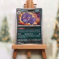 Thẻ hình Pokemon Weezing 110/165 - Lá bài lẻ Scarlet & Violet 151 Rare Reverse Holo tiếng Anh chính hãng