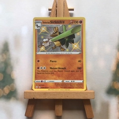 Thẻ hình Pokemon Galarian Sirfetch'd SV64/SV122 - Lá bài lẻ Shining Fates Shiny Rare tiếng Anh chính hãng