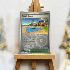 Thẻ hình Pokemon Beach Court 167/198 - Lá bài Scarlet & Violet Base Set Uncommon Reverse Holo tiếng Anh chính hãng