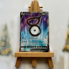 Thẻ hình Pokemon Unown V 176/195 - Lá bài lẻ Silver Tempest Full Art Ultra Rare tiếng Anh chính hãng