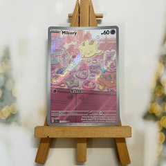 Thẻ hình Pokemon Milcery 152/142 - Lá bài Stellar Crown Illustration Rare tiếng Anh chính hãng