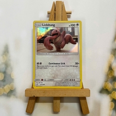Thẻ hình Pokemon Lickitung 16/18 - Lá bài lẻ Sun Moon Detective Pikachu Holo tiếng Anh chính hãng