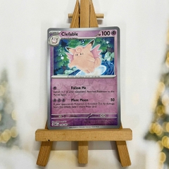 Thẻ hình Pokemon Clefable 036/165 - Lá bài Scarlet & Violet 151 Uncommon Reverse Holo tiếng Anh chính hãng