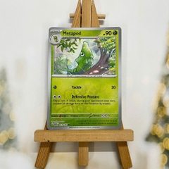 Thẻ hình Pokemon Metapod 011/165 - Lá bài lẻ Scarlet & Violet 151 Common Reverse Holo tiếng Anh chính hãng