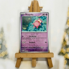 Thẻ hình Pokemon Slowpoke 079/165 - Lá bài lẻ Scarlet & Violet 151 Common Reverse Holo tiếng Anh chính hãng