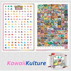Tranh hình sưu tầm chủ đề Pokemon 151 - Scarlet & Violet Poster Collection chính hãng