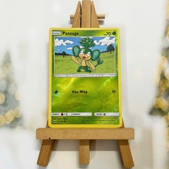 Thẻ hình Pokemon Pansage 12/147 - Lá bài lẻ Sun & Moon Burning Shadows Common Reverse Holo tiếng Anh chính hãng