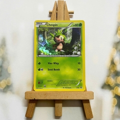 Thẻ hình Pokemon Chespin 3/39 - Lá bài lẻ XY Kalos Starter Holo tiếng Anh chính hãng