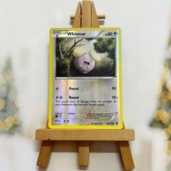Thẻ hình Pokemon Whismur 80/124 - Lá bài lẻ XY Fates Collide Common Reverse Holo tiếng Anh chính hãng