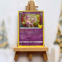 Thẻ hình Pokemon Mew 11/25 - Lá bài lẻ 25th Celebrations Holo Rare tiếng Anh chính hãng