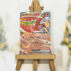Thẻ hình Pokemon Ho-Oh ex 007/034 - Lá bài lẻ Trading Card Game Classic tiếng Anh chính hãng