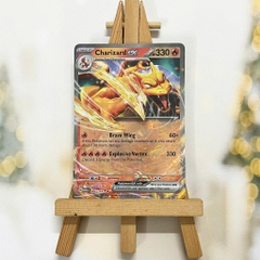 Thẻ hình Pokemon Charizard ex 006/165 - Lá bài lẻ Scarlet & Violet 151 Ultra Rare tiếng Anh chính hãng