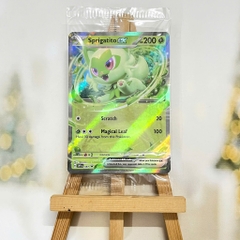 Thẻ hình Pokemon Sprigatito ex SVP087 (Seal) - Lá bài lẻ Scarlet & Violet Holo Promo tiếng Anh chính hãng