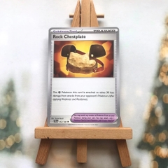Thẻ hình Pokemon Rock Chestplate 192/198 - Lá bài lẻ Scarlet & Violet Base Set Reverse Holo tiếng Anh chính hãng