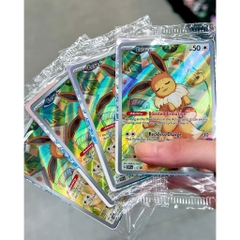Thẻ hình Pokemon Eevee SVP173 (seal) - Lá bài lẻ Scarlet & Violet Illustration Rare Promo tiếng Anh chính hãng
