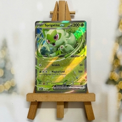 Thẻ hình Pokemon Sprigatito ex SVP087 (Seal) - Lá bài lẻ Scarlet & Violet Holo Promo tiếng Anh chính hãng