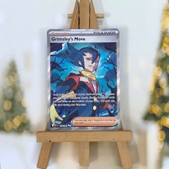 Thẻ hình Pokemon Grimsley's Move 120/094 - Lá bài lẻ Phantasmal Flames Full Art Ultra Rare tiếng Anh