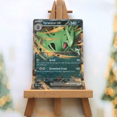 Thẻ hình Pokemon Tyranitar ex 064/131 - Lá bài lẻ Prismatic Evolutions Ultra Rare tiếng Anh