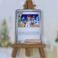 Thẻ hình Pokemon Crispin 105/131 - Lá bài lẻ Prismatic Evolutions Uncommon Reverse Holo tiếng Anh chính hãng