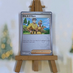 Thẻ hình Pokemon Billy & O'Nare 142/159 - Lá bài lẻ Journey Together Common Reverse Holo tiếng Anh chính hãng
