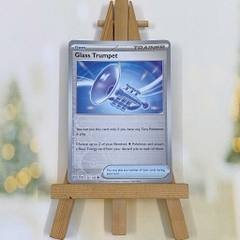 Thẻ hình Pokemon Glass Trumpet 135/142 - Lá bài lẻ Stellar Crown Uncommon Reverse Holo tiếng Anh chính hãng