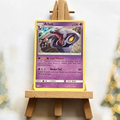 Thẻ hình Pokemon Arbok 27/68 - Lá bài lẻ Hidden Fates Rare Reverse Holo tiếng Anh chính hãng