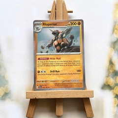 Thẻ hình Pokemon Rhyperior 076/142 - Lá bài lẻ Stellar Crown Rare Reverse Holo tiếng Anh chính hãng
