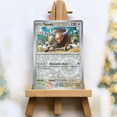 Thẻ hình Pokemon Tauros 112/142 - Lá bài lẻ Stellar Crown Common Reverse Holo tiếng Anh chính hãng